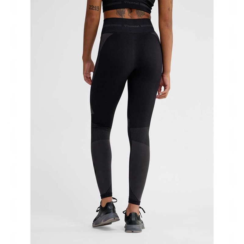 Basket Hummel Unity Seamless Mid Waist Femme Noir | 151220-418
