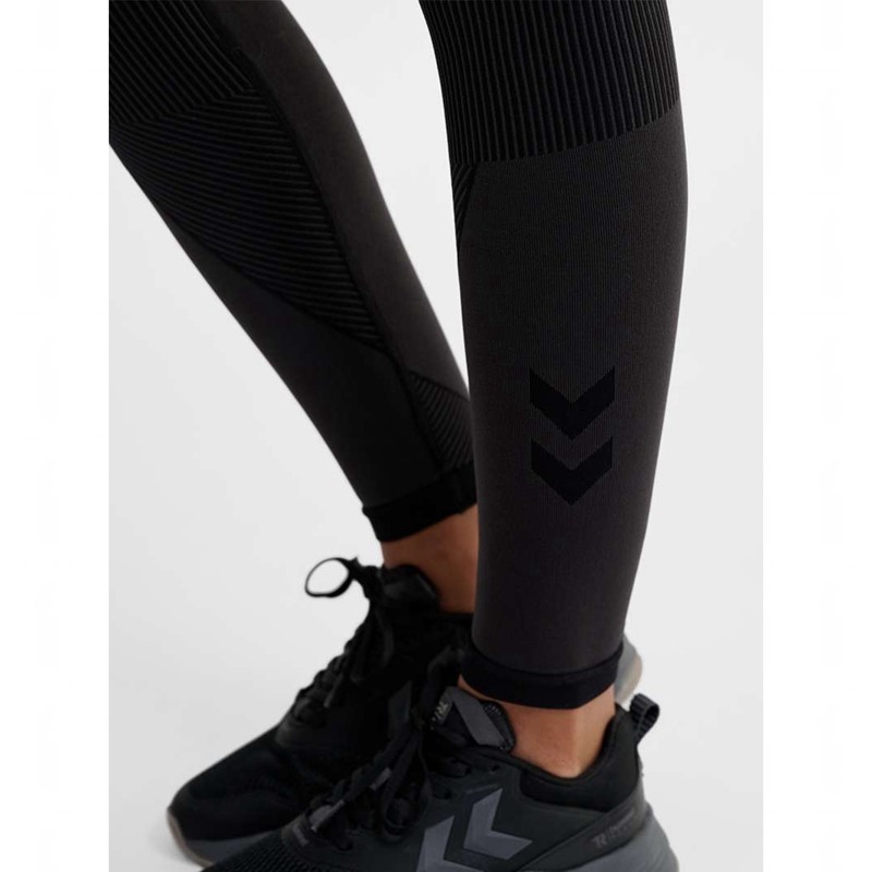 Basket Hummel Unity Seamless Mid Waist Femme Noir | 151220-418