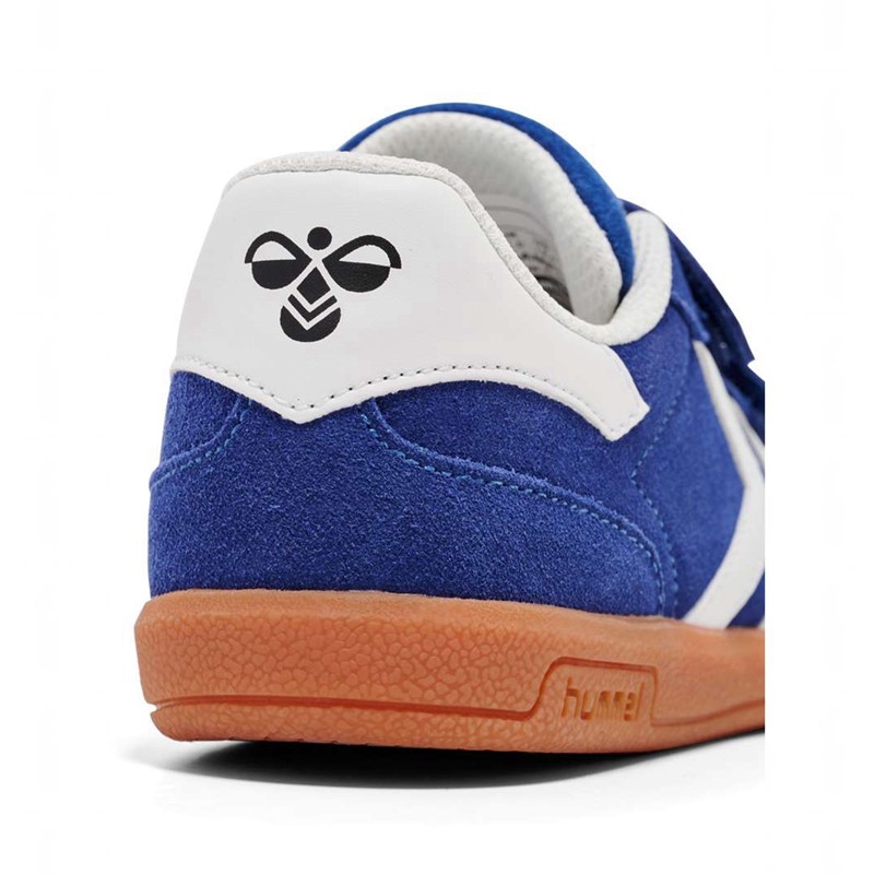 Basket Hummel Victory Suede Ii Enfant Bleu | 716067-744