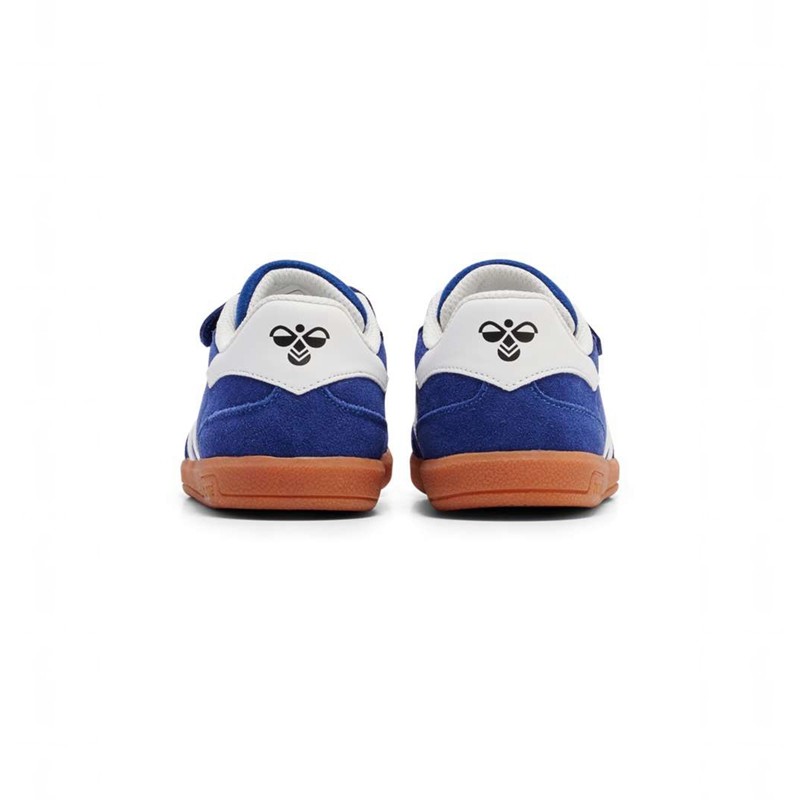 Basket Hummel Victory Suede Ii Enfant Bleu | 716067-744
