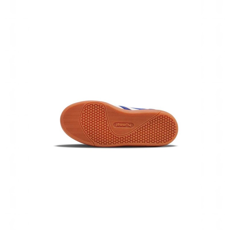 Basket Hummel Victory Suede Ii Enfant Bleu | 716067-744