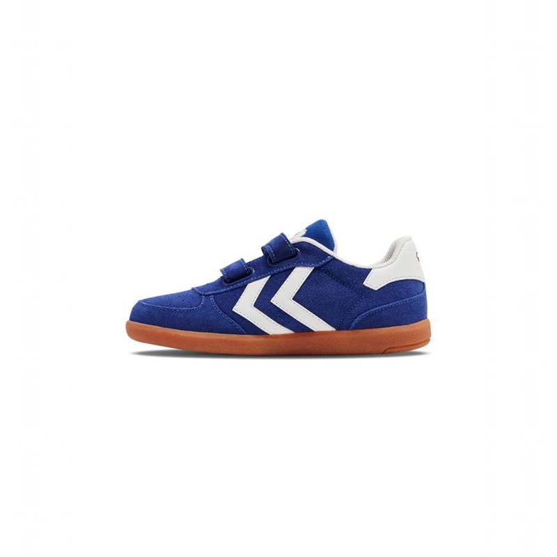 Basket Hummel Victory Suede Ii Enfant Bleu | 716067-744