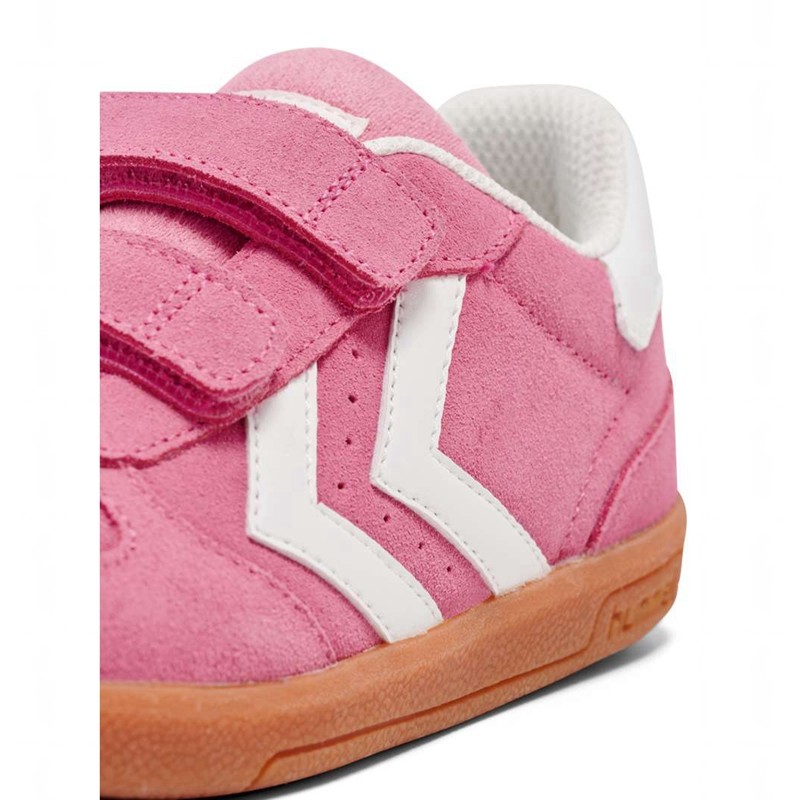 Basket Hummel Victory Suede Ii Enfant Rose | 374993-774