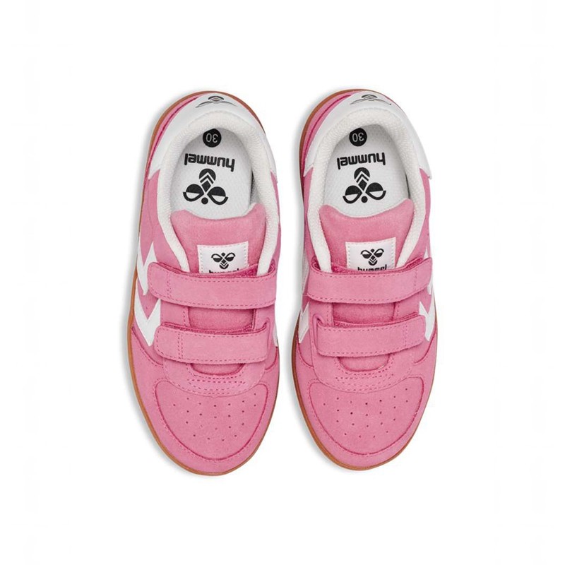 Basket Hummel Victory Suede Ii Enfant Rose | 374993-774