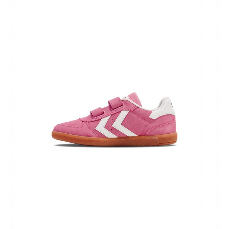 Basket Hummel Victory Suede Ii Enfant Rose | 374993-774