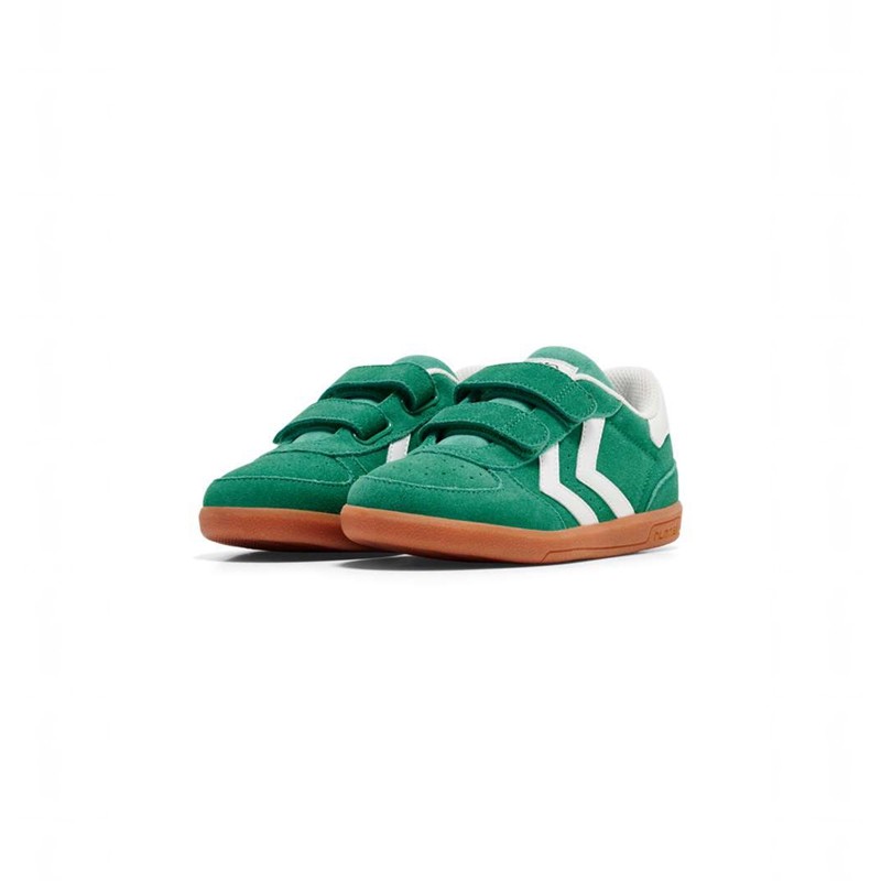 Basket Hummel Victory Suede Ii Enfant Vert | 848729-488
