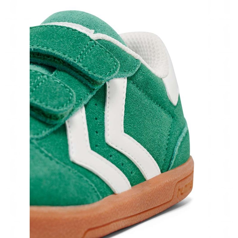 Basket Hummel Victory Suede Ii Enfant Vert | 848729-488
