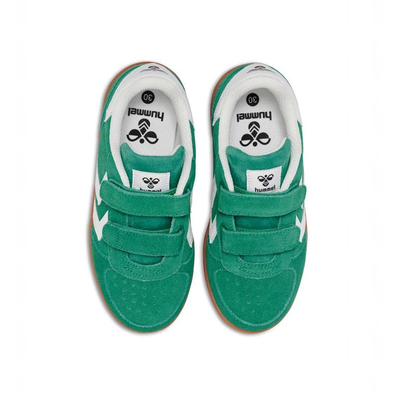 Basket Hummel Victory Suede Ii Enfant Vert | 848729-488