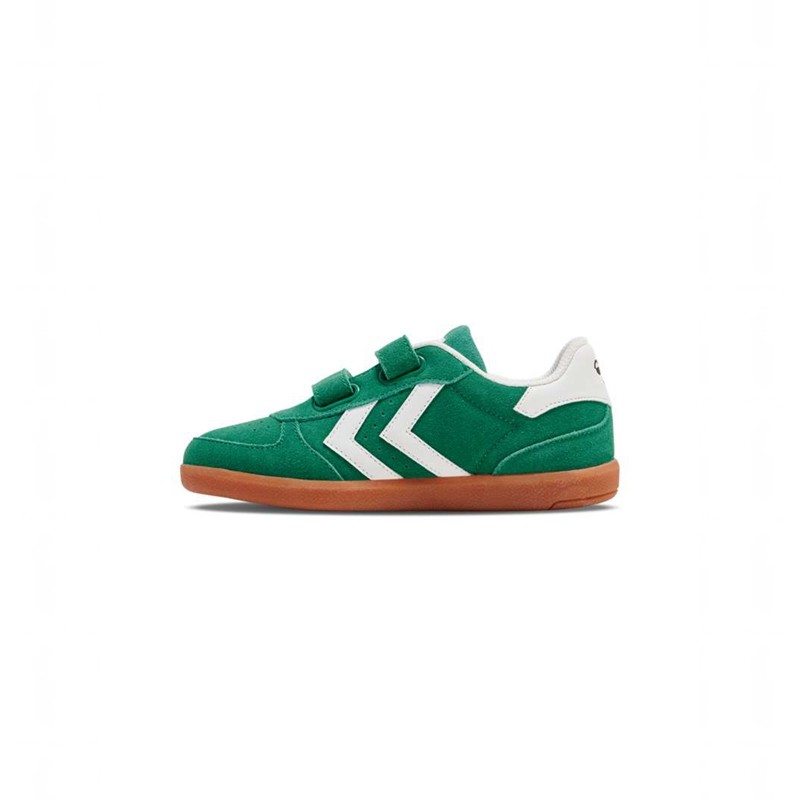 Basket Hummel Victory Suede Ii Enfant Vert | 848729-488