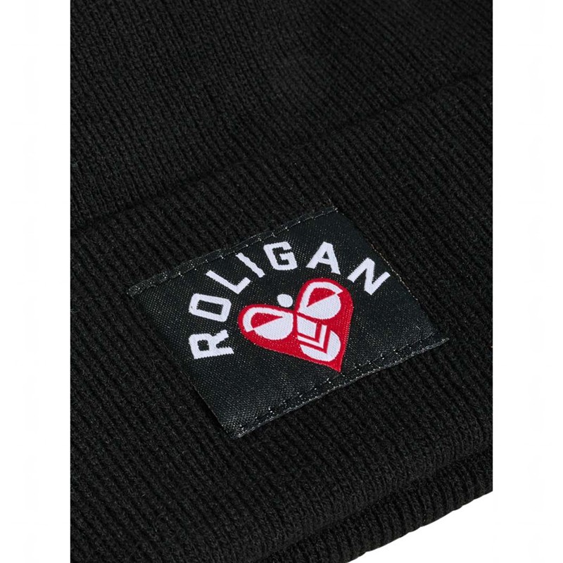 Bonnet Hummel Roligan Knitted Homme Noir | 241403-111