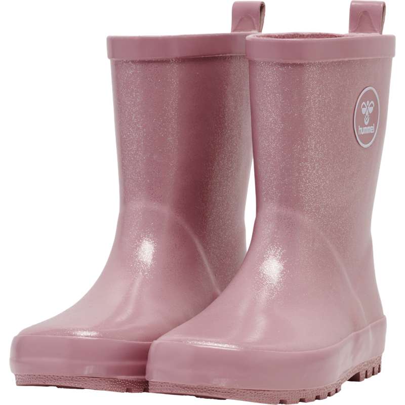 Bottes En Caoutchouc Hummel Glitter Jr Enfant Rose | 273421-609