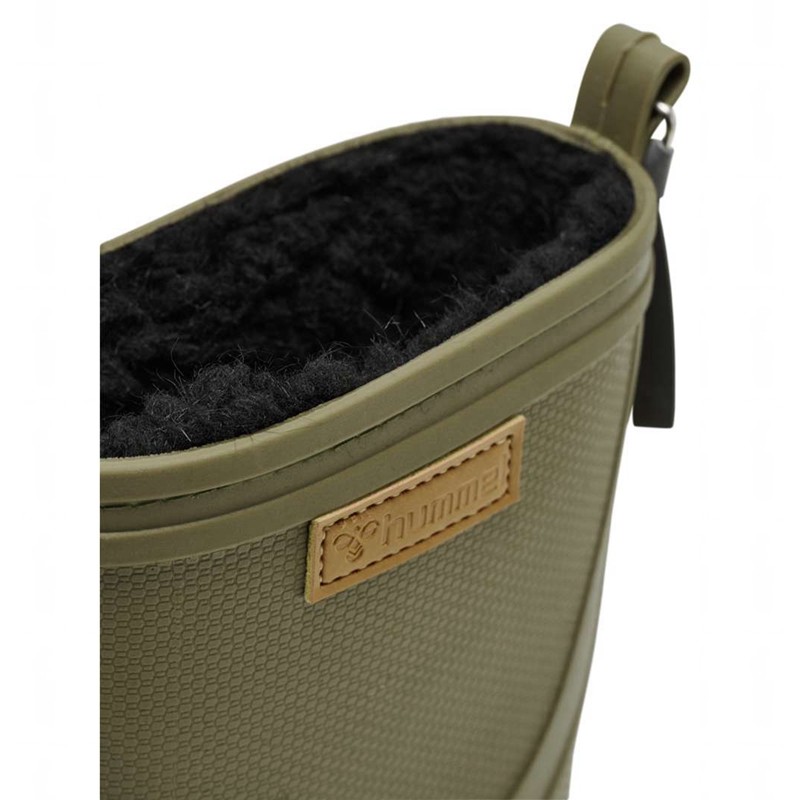Bottes En Caoutchouc Hummel Thermo Jr Enfant Vert Olive | 248124-696