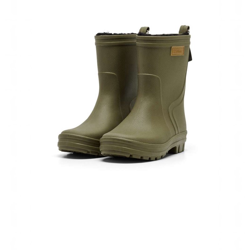 Bottes En Caoutchouc Hummel Thermo Jr Enfant Vert Olive | 248124-696
