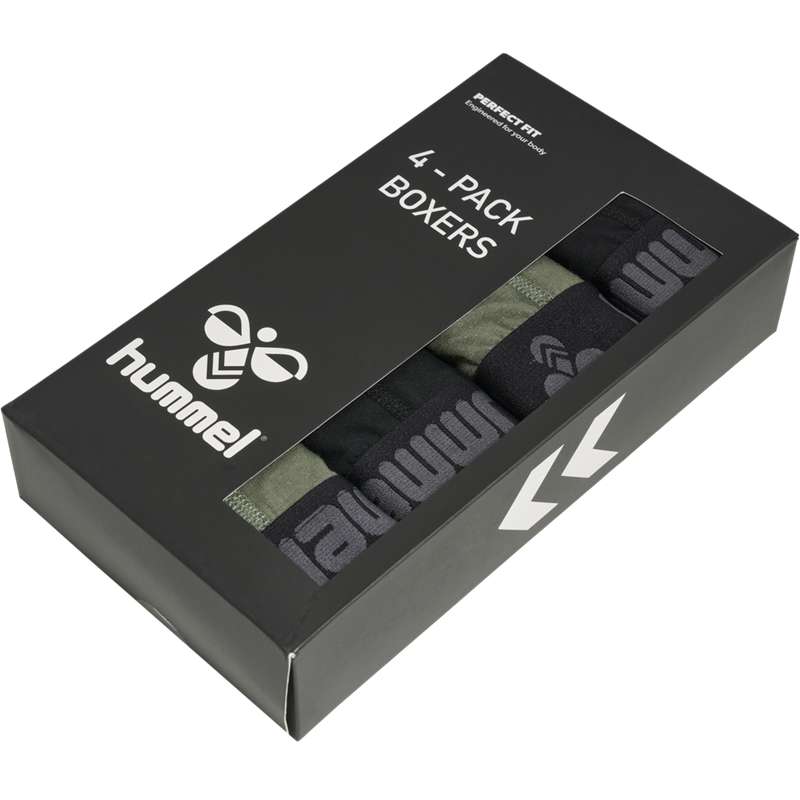 Boxer Hummel Marston 4-pack Homme Noir | 067709-870