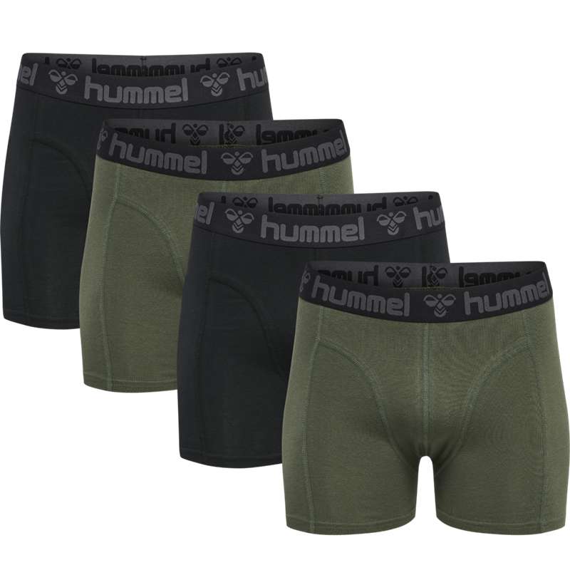 Boxer Hummel Marston 4-pack Homme Noir | 067709-870