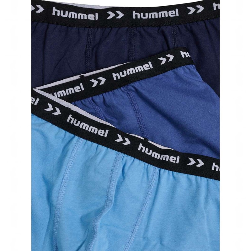 Boxer Hummel Nalle 3 Pak Enfant Bleu | 533944-979