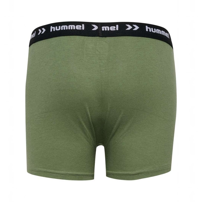 Boxer Hummel Nalle 3 Pak Enfant Vert Olive | 209252-362
