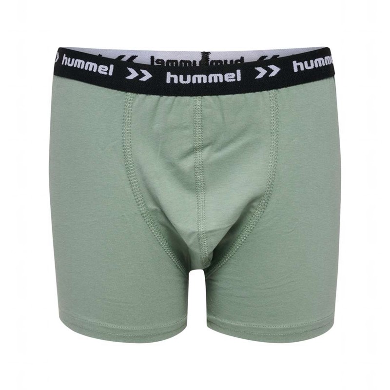 Boxer Hummel Nalle 3 Pak Enfant Vert Olive | 209252-362
