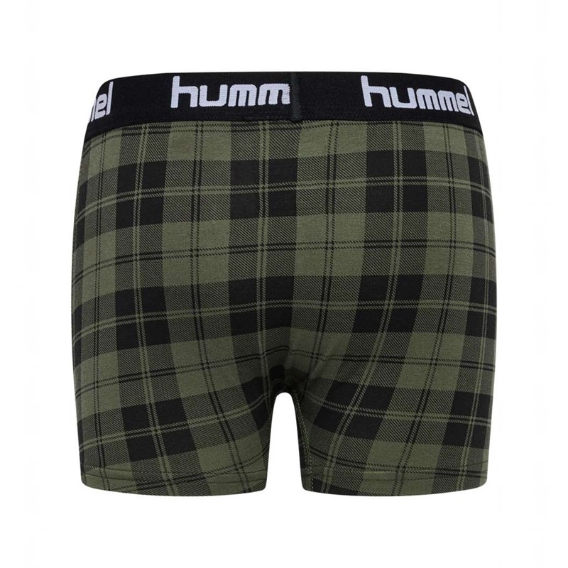 Boxer Hummel Nolan 2-pack Enfant Vert Olive | 109193-780