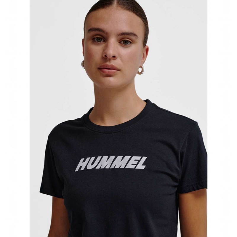 Cache-Cou Hummel Elemental Logo Cotton Femme Noir | 020635-000