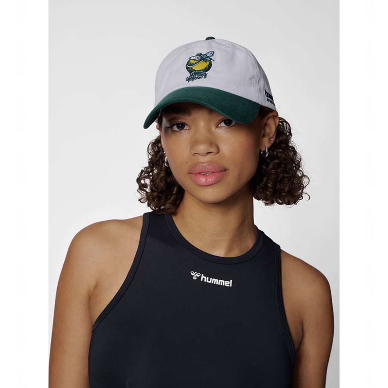 Casquettes Hummel Baseball Wrong Yellow Homme Blanche | 904516-922