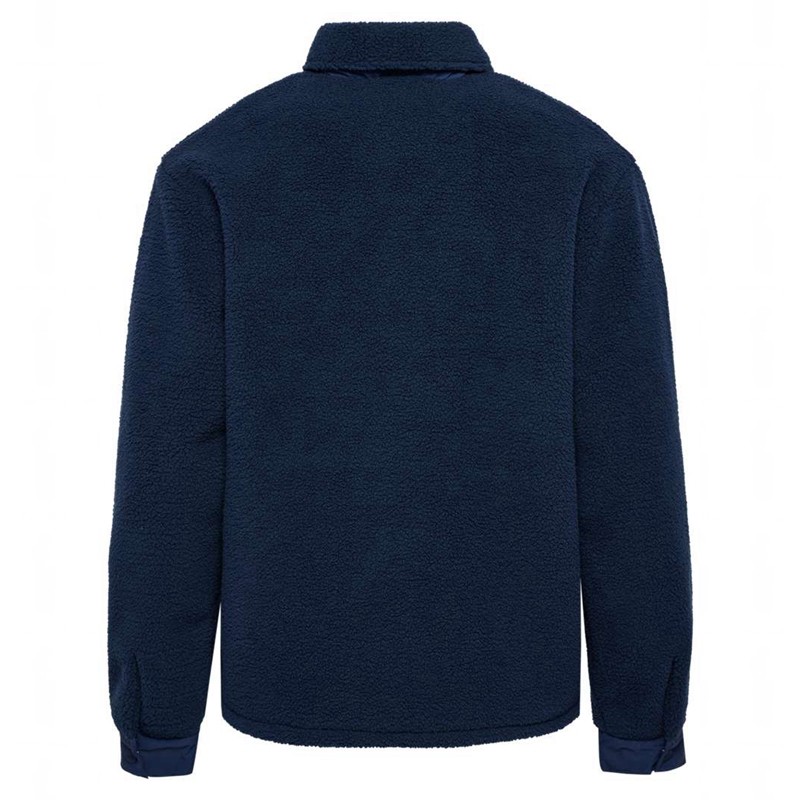 Chapeau Bucket Hummel Fleece Overshirt Sportswear Homme Bleu Marine | 354934-623