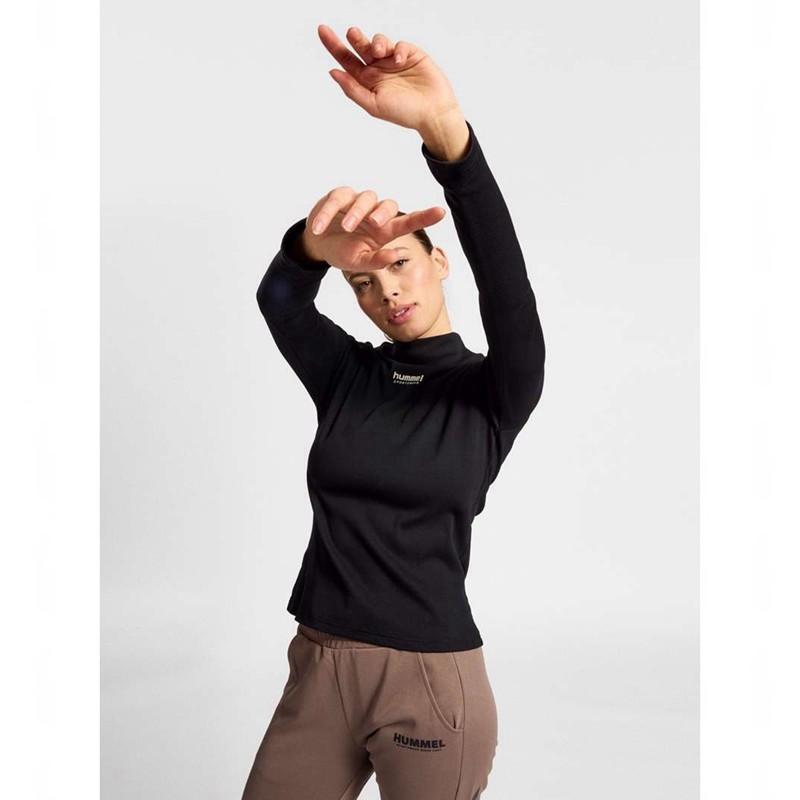 Chapeau Bucket Hummel Lgc Gisa Turtleneck Femme Noir | 592645-152