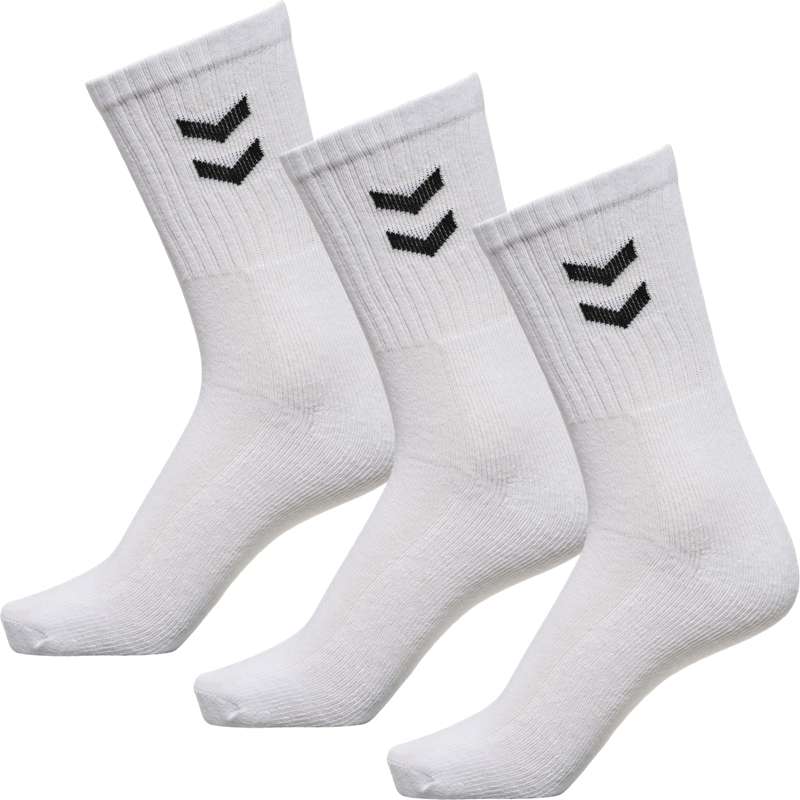 Chaussette Hummel 3-pack Basic Femme Blanche | 368213-773