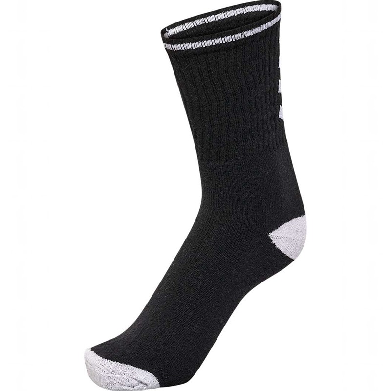 Chaussette Hummel 3-pack Single Stripe Crew Homme Noir | 357020-883