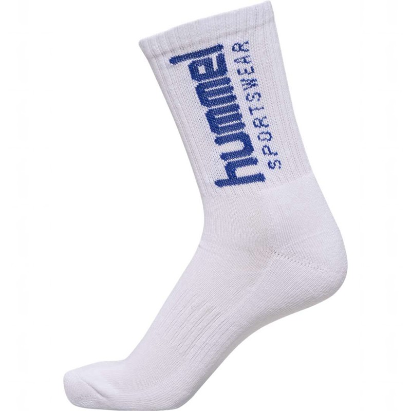 Chaussette Hummel 3-pack Sportswear Big Femme Blanche | 324329-612