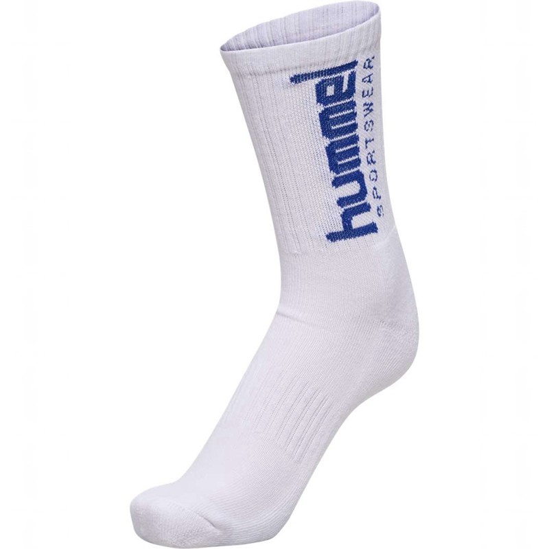 Chaussette Hummel 3-pack Sportswear Big Femme Blanche | 324329-612