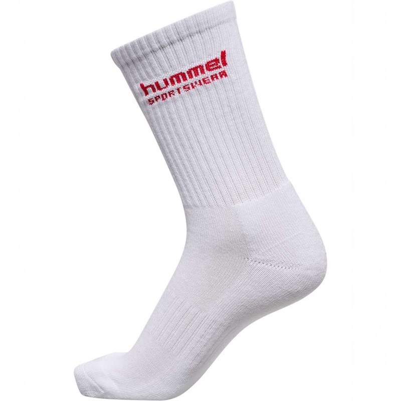Chaussette Hummel 3-packs Sportswear Homme Blanche | 504124-651