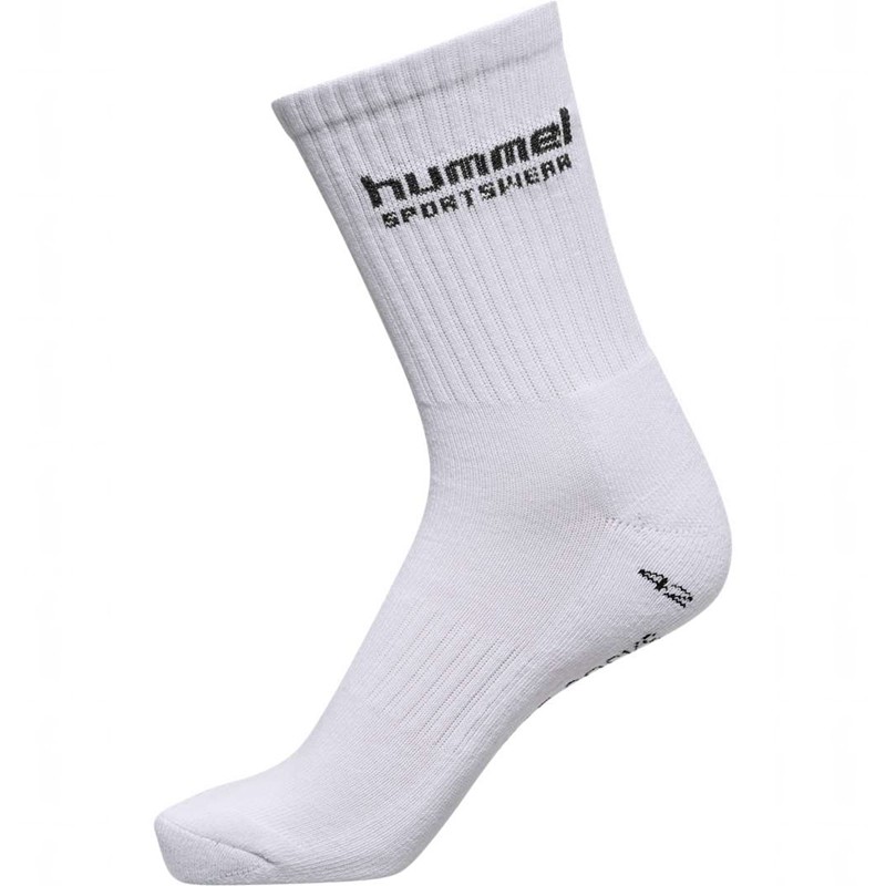 Chaussette Hummel 3-packs Sportswear Homme Blanche | 504124-651