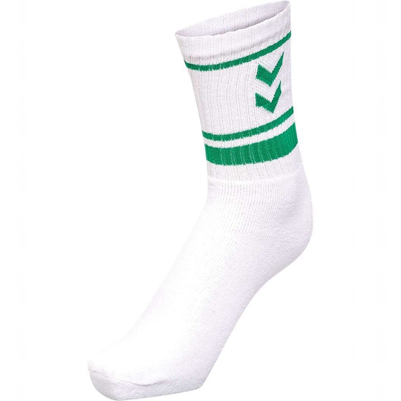Chaussette Hummel 4 Pack Triple Stripe Crew Homme Blanche | 759925-310