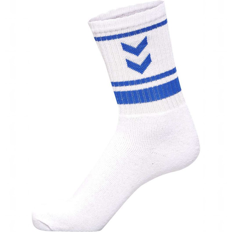 Chaussette Hummel 4 Pack Triple Stripe Crew Homme Blanche | 759925-310