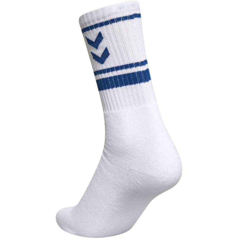 Chaussette Hummel 4 Pack Triple Stripe Crew Femme Noir | 690918-483