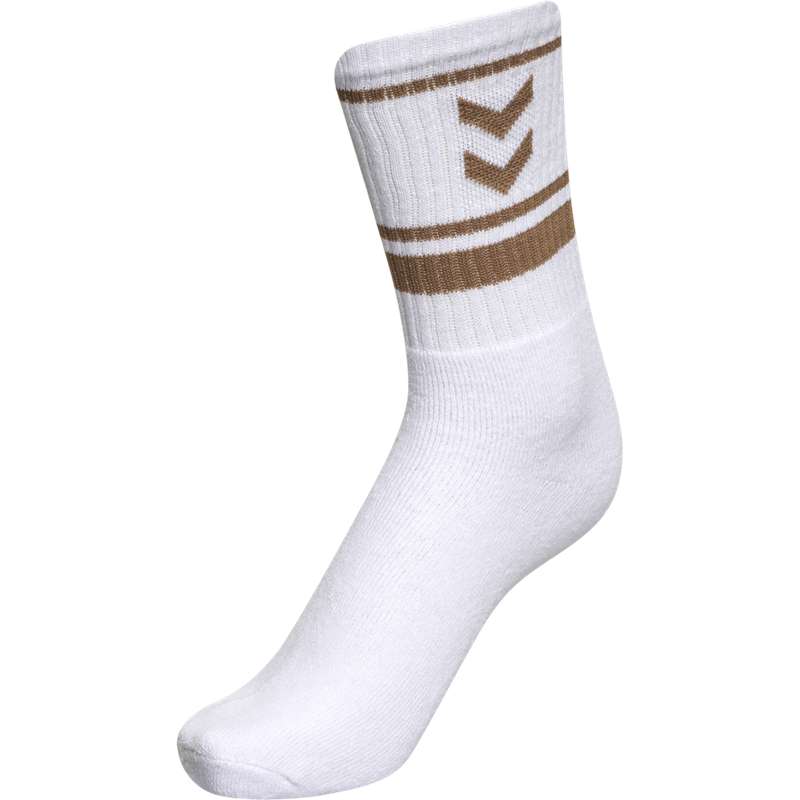 Chaussette Hummel 4 Pack Triple Stripe Crew Femme Noir | 690918-483