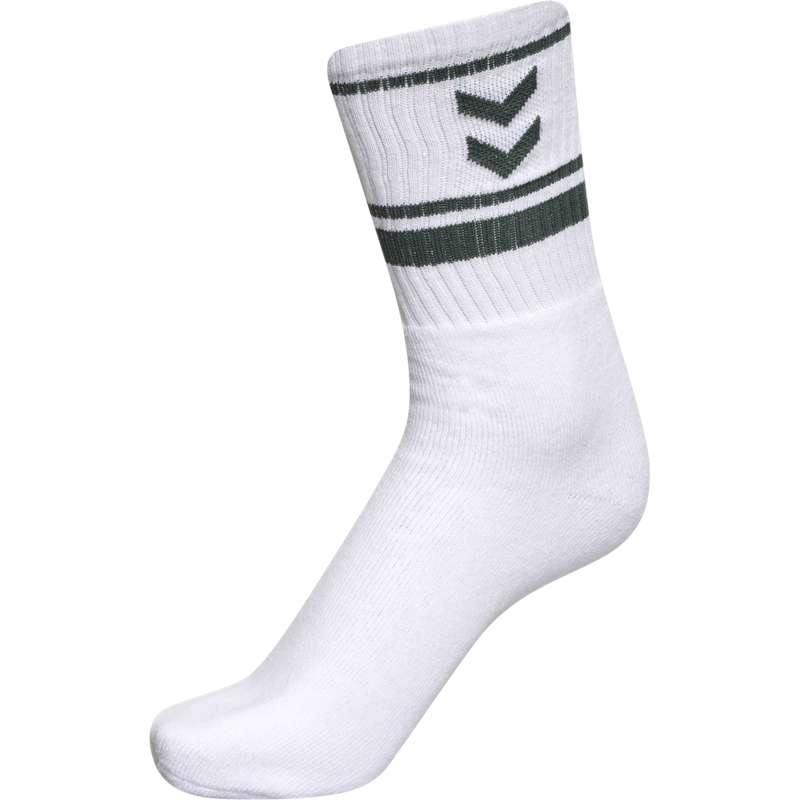 Chaussette Hummel 4 Pack Triple Stripe Crew Femme Noir | 690918-483
