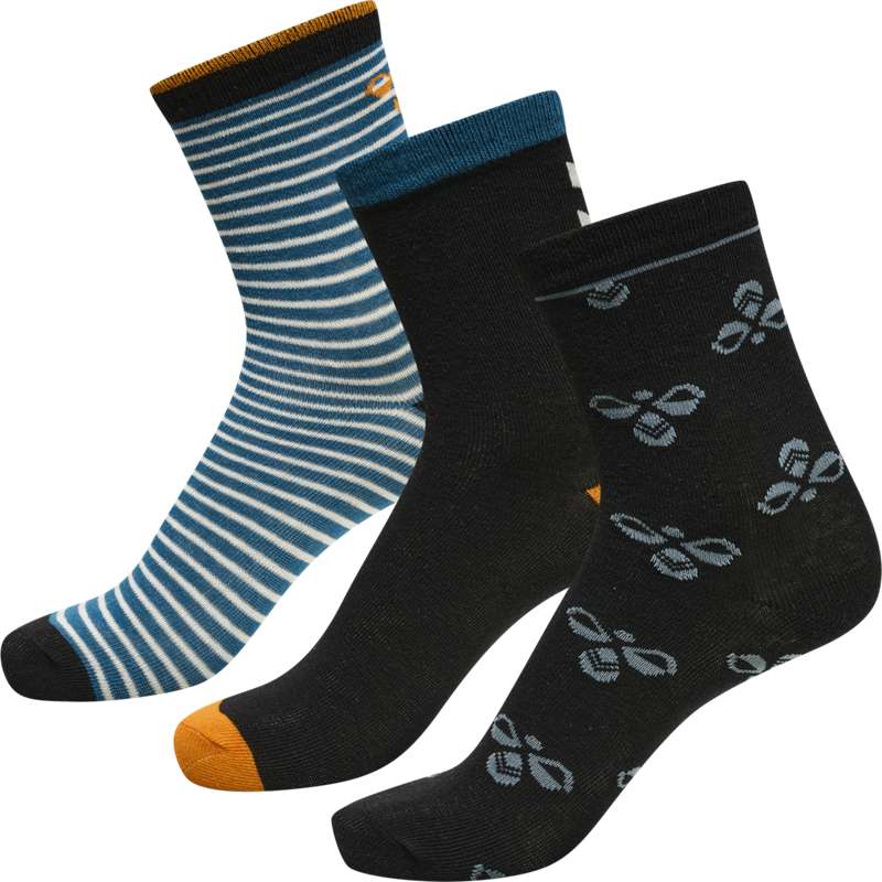Chaussette Hummel Alfa 3-pack Enfant Noir | 774192-969