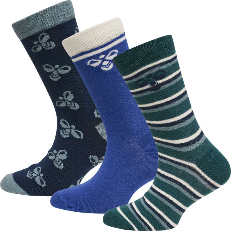 Chaussette Hummel Alfie 3-pack Enfant Vert | 373586-348
