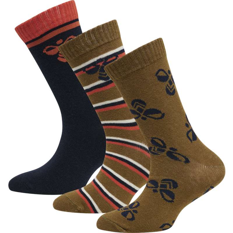 Chaussette Hummel Alfie 3-pack Enfant Vert Olive | 552537-958