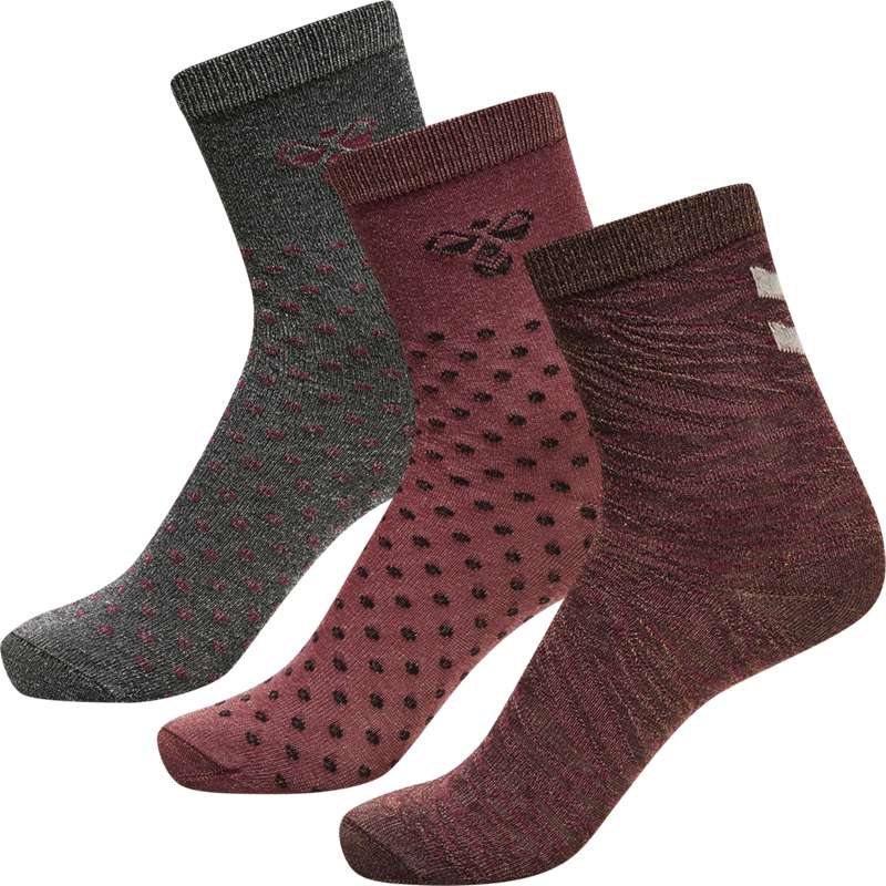 Chaussette Hummel Beta 3-pack Enfant Fushia | 246355-706
