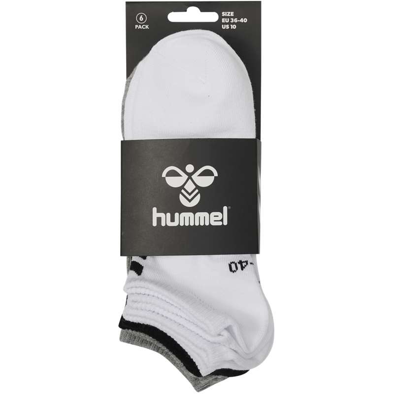 Chaussette Hummel Chevron 6-pack Ankle Femme Blanche | 854763-133