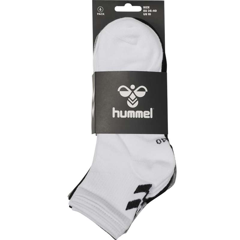 Chaussette Hummel Chevron 6-pack Mid Cuts Homme Noir | 056597-231
