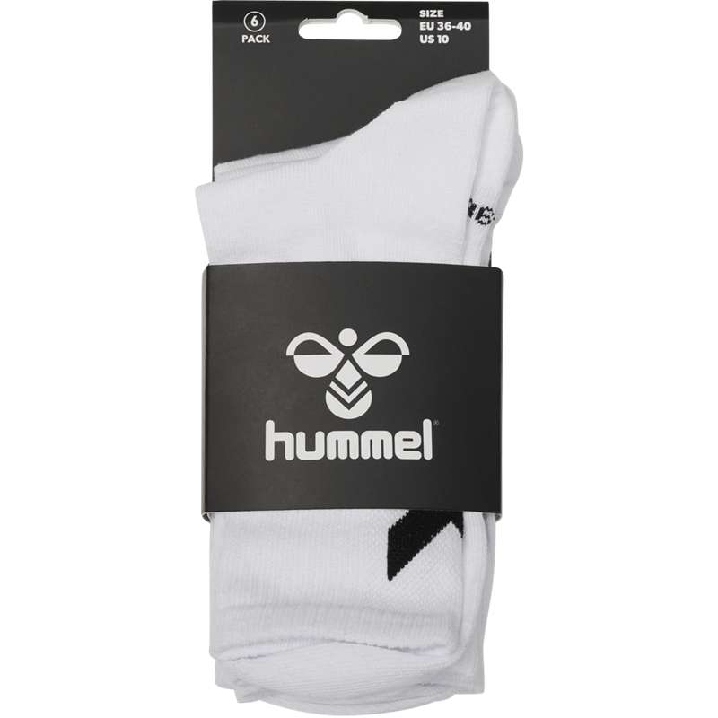 Chaussette Hummel Chevron 6-packs Homme Blanche | 849046-024