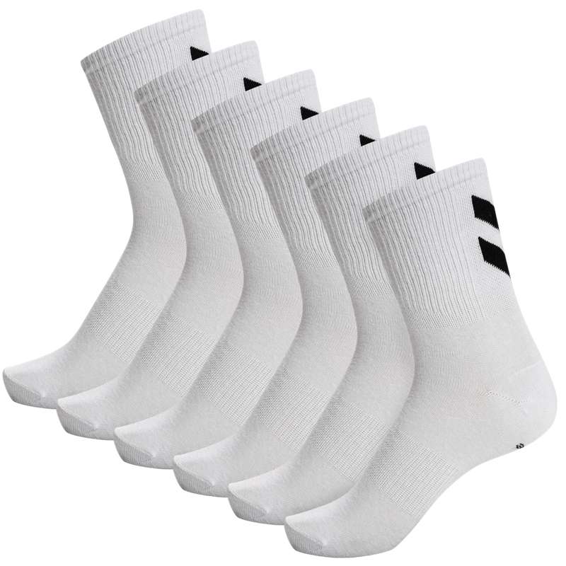 Chaussette Hummel Chevron 6-packs Homme Blanche | 849046-024
