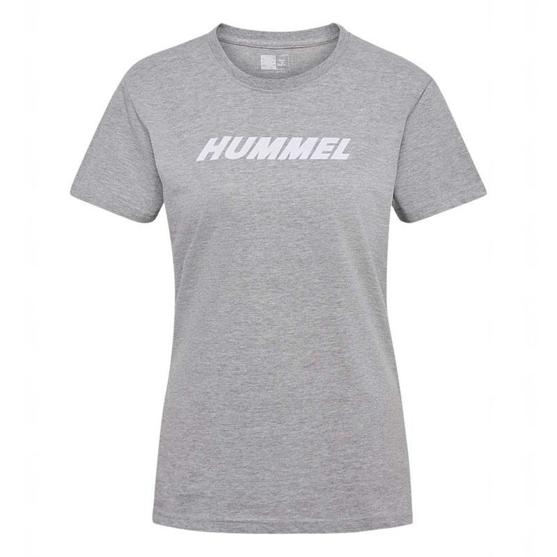 Chaussette Hummel Elemental Logo Cotton Femme Grise | 849094-582