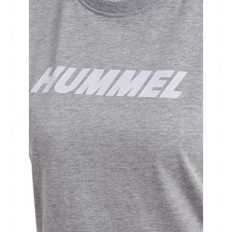 Chaussette Hummel Elemental Logo Cotton Femme Grise | 849094-582