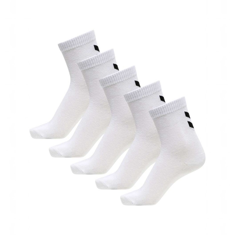 Chaussette Hummel Make My Day 5-pack Enfant Blanche | 064907-156