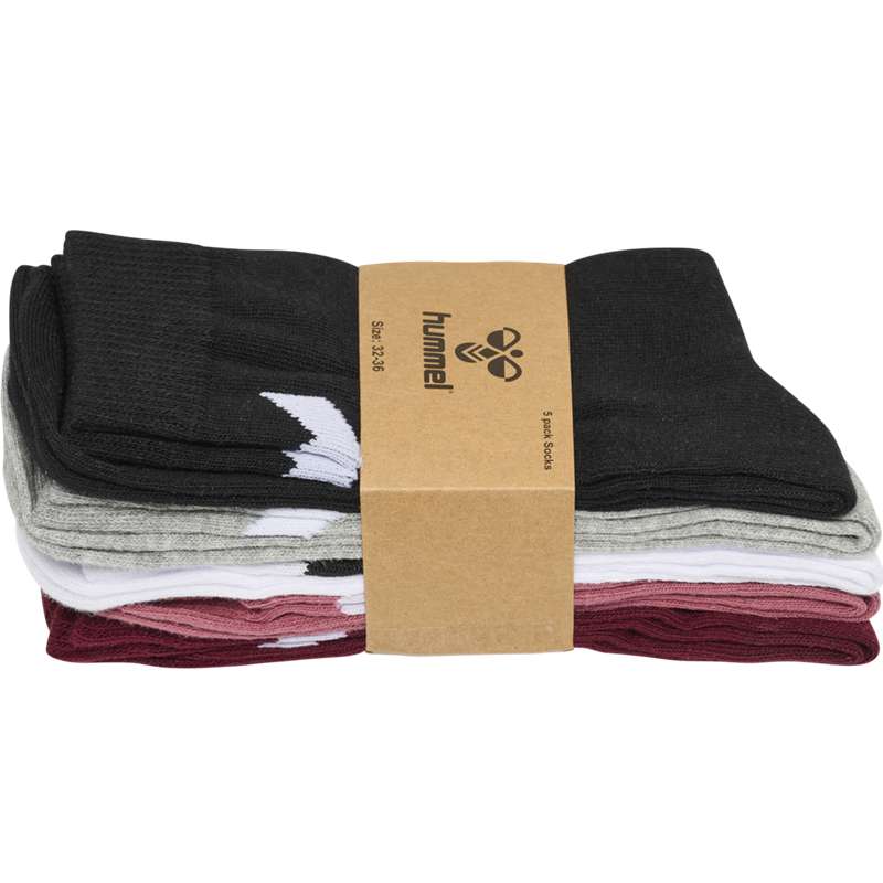 Chaussette Hummel Make My Day 5-pack Enfant Rose | 419443-899